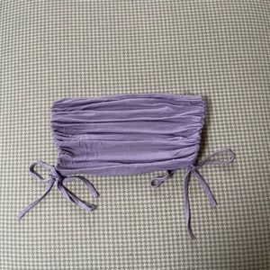 Lavender bandeau top